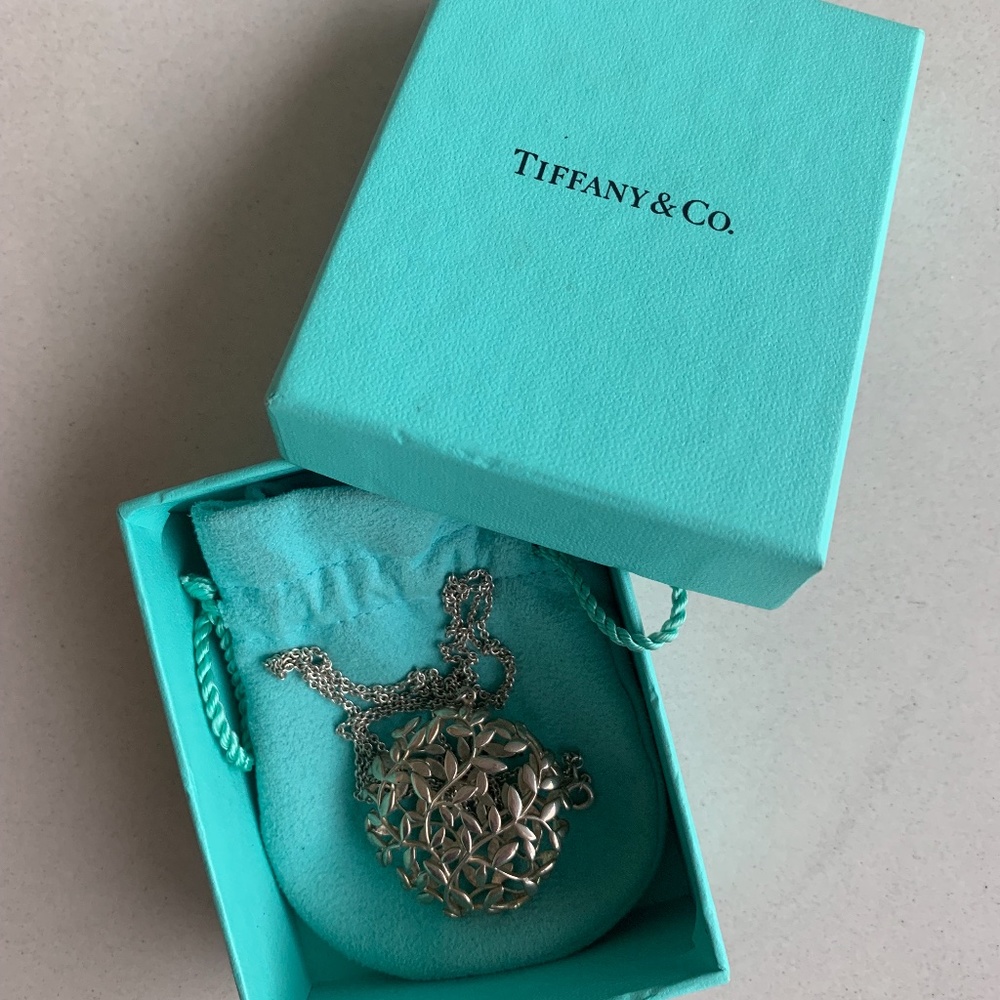 Silver Tiffany & Co necklace
